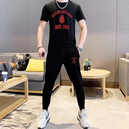 2025年4月2日入荷新作PRADA夏メンズ 上下セットM-5XL/zhan工場