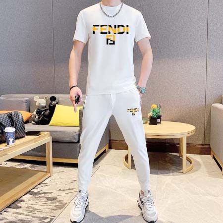 2025年4月2日入荷新作FENDI夏メンズ 上下セットM-5XL/zhan工場