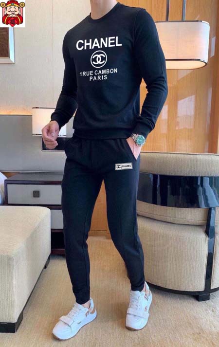 2025年4月2日入荷新作CHANEL春秋メンズ 上下セットM-5XL/zhan工場