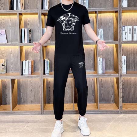 2025年4月2日入荷新作VERSACE夏メンズ 上下セットM-5XL/zhan工場