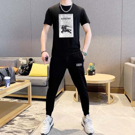 2025年4月2日入荷新作BURBERRY夏メンズ 上下セットM-5XL/zhan工場
