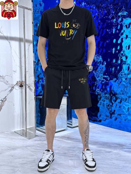 2025年4月2日入荷新作Louis Vuitton夏メンズ 上下セットM-5XL/zhan工場