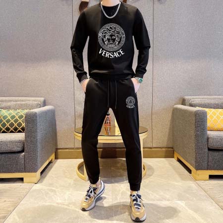 2025年4月2日入荷新作VERSACE春秋メンズ 上下セットM-5XL/zhan工場