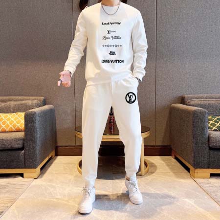 2025年4月2日入荷新作Louis Vuitton春秋メンズ 上下セットM-5XL/zhan工場