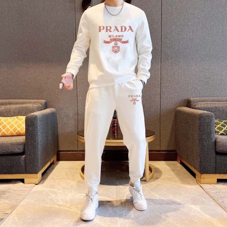 2025年4月2日入荷新作PRADA春秋メンズ 上下セットM-5XL/zhan工場