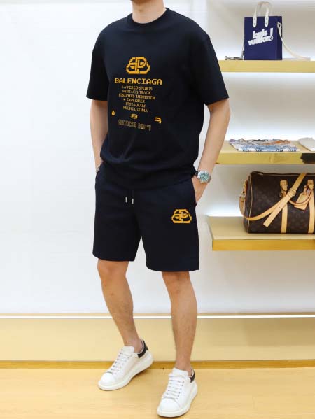 2025年4月2日入荷新作BALENCIAGA夏メンズ 上下セットM-5XL/zhan工場