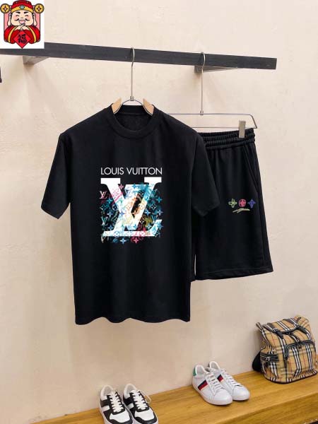 2025年4月2日入荷新作Louis Vuitton夏メンズ 上下セットM-5XL/zhan工場