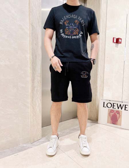 2025年4月2日入荷新作BALENCIAGA夏メンズ 上下セットM-5XL/zhan工場