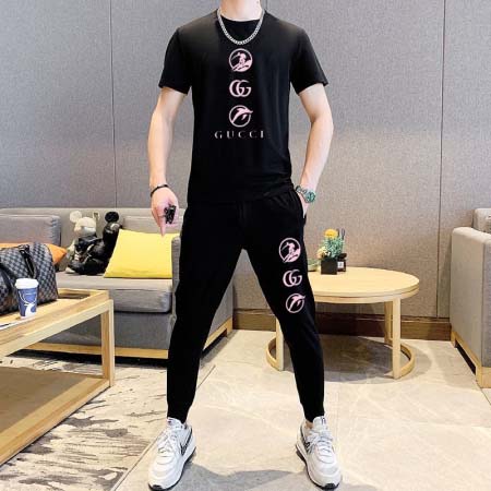 2025年4月2日入荷新作GUCCI夏メンズ 上下セットM-5XL/zhan工場