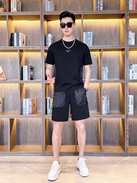 2025年4月2日入荷新作PRADA夏メンズ 上下セットM-5XL/zhan工場