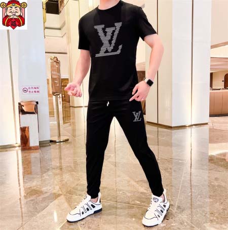 2025年4月2日入荷新作Louis Vuitton夏メンズ 上下セットM-5XL/zhan工場