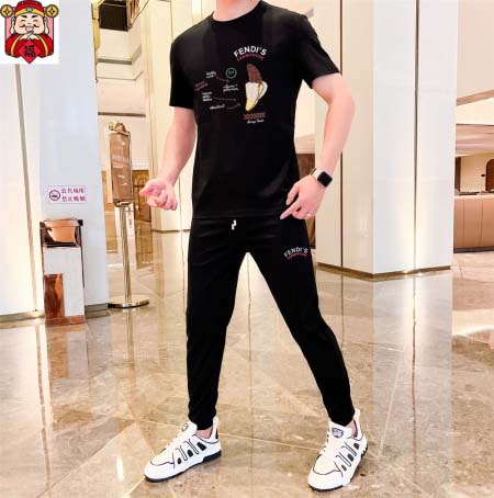 2025年4月2日入荷新作FENDI夏メンズ 上下セットM-5XL/zhan工場