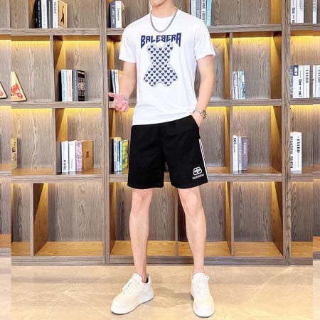 2025年4月2日入荷新作BALENCIAGA夏メンズ 上下セットM-5XL/zhan工場