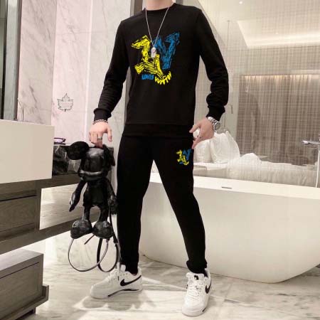 2025年4月2日入荷新作Louis Vuitton夏メンズ 上下セットM-5XL/zhan工場