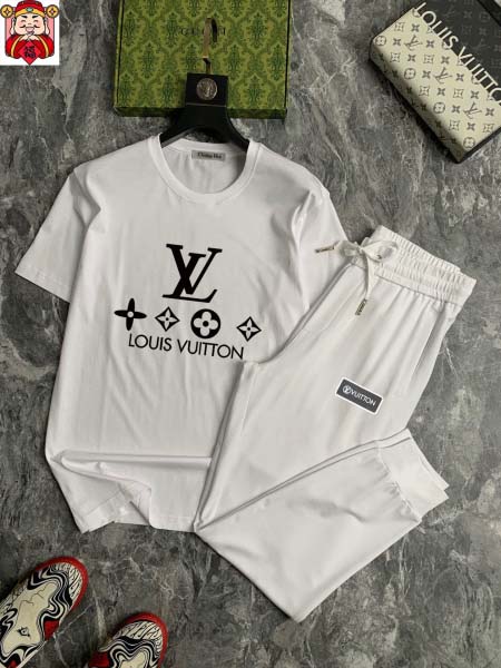 2025年4月2日入荷新作Louis Vuitton夏メンズ 上下セットM-5XL/zhan工場