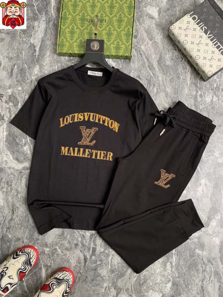 2025年4月2日入荷新作Louis Vuitton夏メンズ 上下セットM-5XL/zhan工場