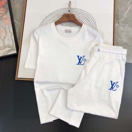2025年4月2日入荷新作Louis Vuitton夏メンズ 上下セットM-5XL/zhan工場