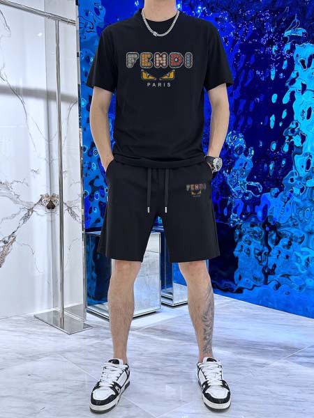2025年4月2日入荷新作FENDI夏メンズ 上下セットM-5XL/zhan工場