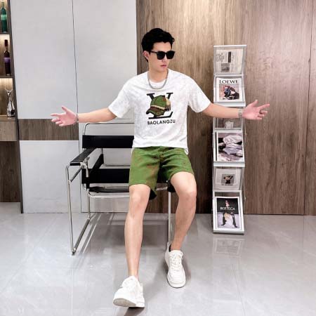 2025年4月2日入荷新作Louis Vuitton夏メンズ 上下セットM-5XL/zhan工場