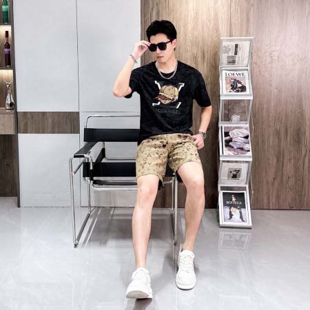 2025年4月2日入荷新作Louis Vuitton夏メンズ 上下セットM-5XL/zhan工場