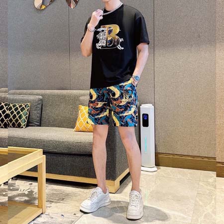2025年4月2日入荷新作BURBERRY夏メンズ 上下セットM-5XL/zhan工場