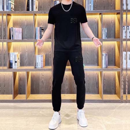 2025年4月2日入荷新作D&G夏メンズ 上下セットM-5XL/zhan工場