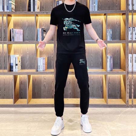 2025年4月2日入荷新作BURBERRY夏メンズ 上下セットM-5XL/zhan工場