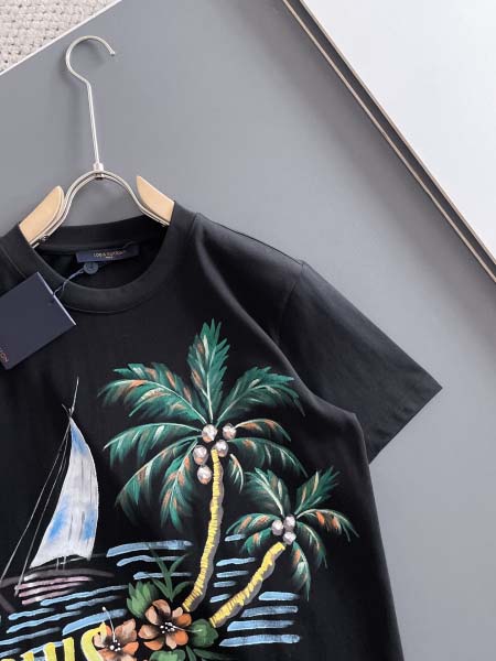 2025年4月3日入荷新作Louis Vuitton半袖 Tシャツ高級品/LD工場