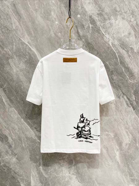 2025年4月3日入荷新作Louis Vuitton半袖 Tシャツ高級品/LD工場