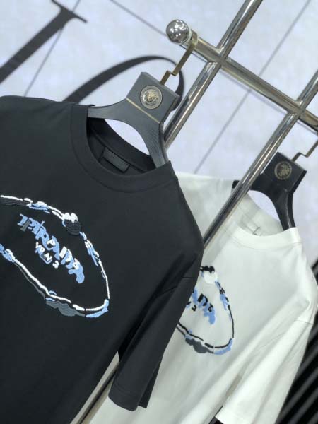 2025年4月4日入荷新作Prada半袖 Tシャツ高級品/LD工場