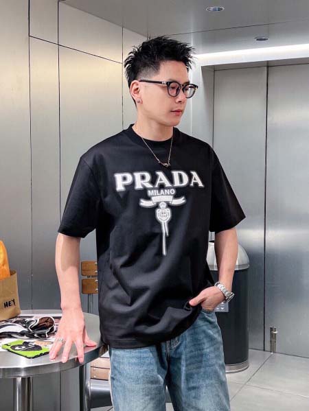 2025年4月4日入荷新作Prada半袖 Tシャツ高級品/LD工場