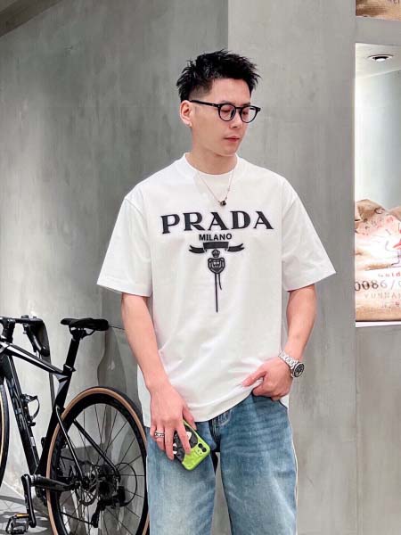 2025年4月4日入荷新作Prada半袖 Tシャツ高級品/LD工場