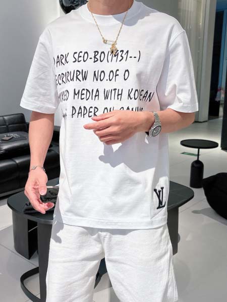 2025年4月4日入荷新作Louis Vuitton半袖 Tシャツ高級品/LD工場