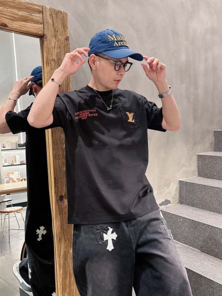 2025年4月4日入荷新作Louis Vuitton半袖 Tシャツ高級品/LD工場