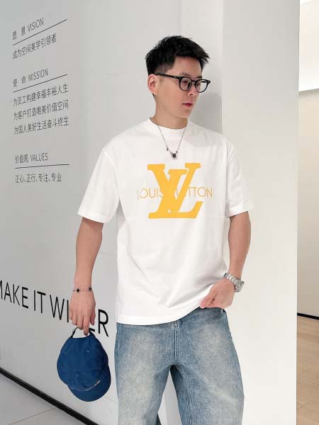 2025年4月4日入荷新作Louis Vuitton半袖 Tシャツ高級品/LD工場