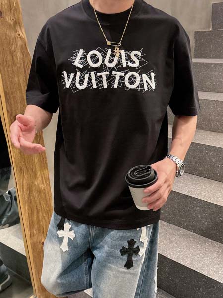 2025年4月6日入荷新作Louis Vuitton半袖 Tシャツ高級品/LD工場