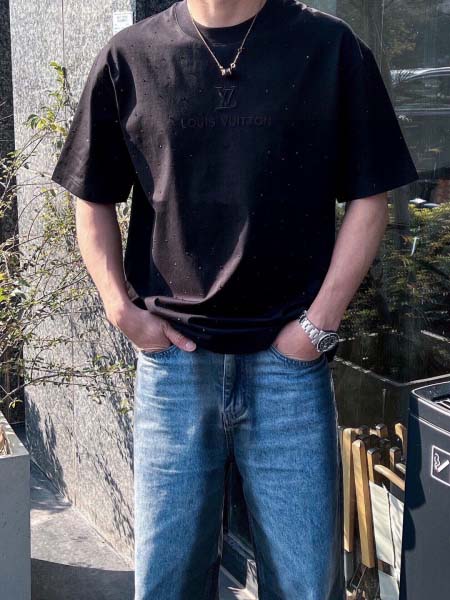 2025年4月6日入荷新作Louis Vuitton半袖 Tシャツ高級品/LD工場
