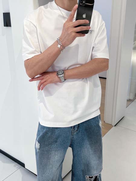 2025年4月6日入荷新作Prada半袖 Tシャツ高級品/LD工場