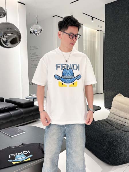 2025年4月6日入荷新作Fendi半袖 Tシャツ高級品/LD工場