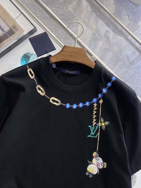 2025年4月8日入荷新作Louis Vuitton半袖 Tシャツ高級品/LD工場