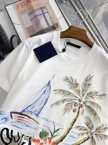 2025年4月8日入荷新作Louis Vuitton半袖 Tシャツ高級品/LD工場