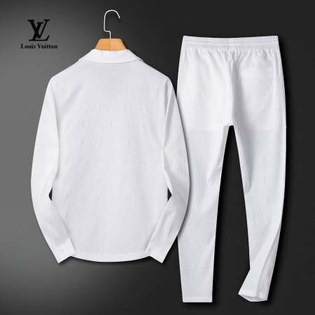 2025年4月9日入荷新作Louis Vuitton夏服 上下セット メンズ誕生日プレゼントは高級感/yich工場