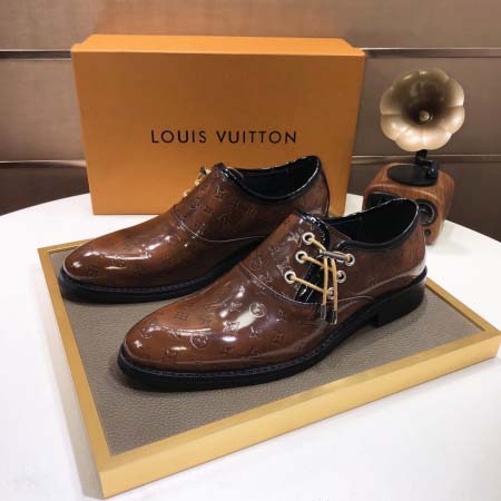 2025年4月10日入荷新品Louis Vuittonおすすめ人気メンズ靴本革製ギフト/誕生日/TL工場