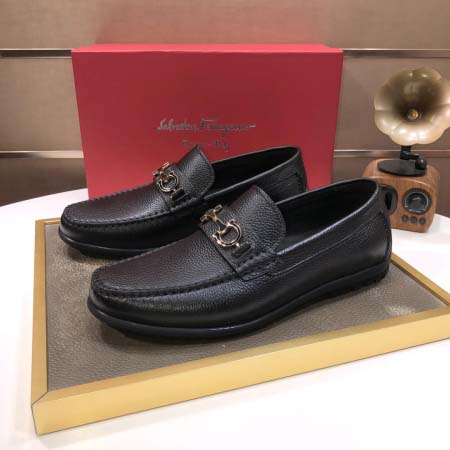2025年4月10日入荷新品Ferragamoおすすめ人気メンズ靴本革製ギフト/誕生日/TL工場