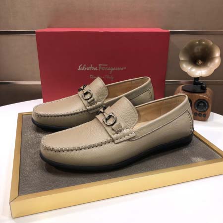 2025年4月10日入荷新品Ferragamoおすすめ人気メンズ靴本革製ギフト/誕生日/TL工場
