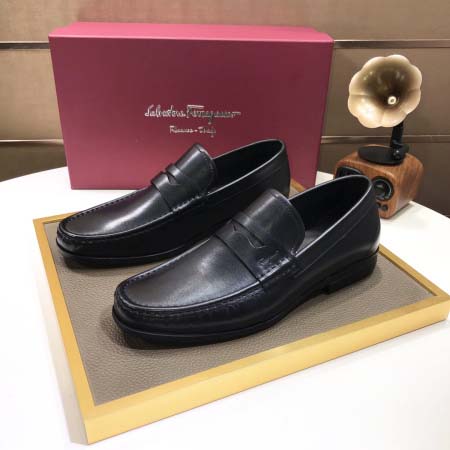 2025年4月10日入荷新品Ferragamoおすすめ人気メンズ靴本革製ギフト/誕生日/TL工場