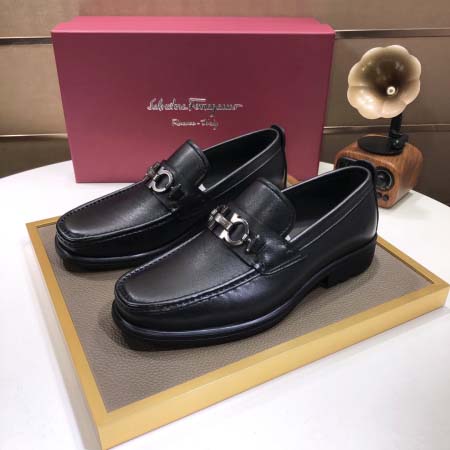 2025年4月10日入荷新品Ferragamoおすすめ人気メンズ靴本革製ギフト/誕生日/TL工場