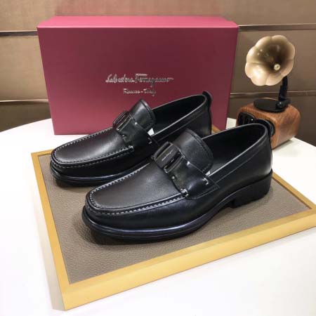 2025年4月10日入荷新品Ferragamoおすすめ人気メンズ靴本革製ギフト/誕生日/TL工場