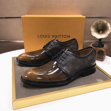 2025年4月10日入荷新品Louis Vuittonおすすめ人気メンズ靴本革製ギフト/誕生日/TL工場
