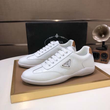 2025年4月10日入荷新品pradaおすすめ人気メンズ靴本革製ギフト/誕生日/TL工場